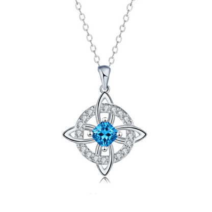 WitchKnot Mystic – Le collier nœud de sorcière avec votre pierre de naissance