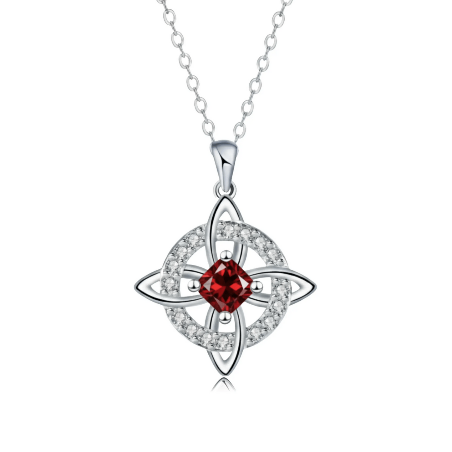 WitchKnot Mystic – Le collier nœud de sorcière avec votre pierre de naissance