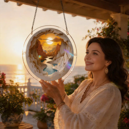 CrystalBird Pro – Un puzzle attrape-soleil coloré en acrylique pour illuminer votre intérieur