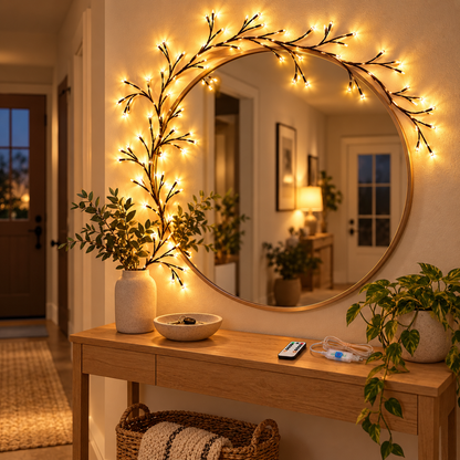 Branches Lumineuses Scintillantes – Éclairage LED d'Ambiance pour la Maison