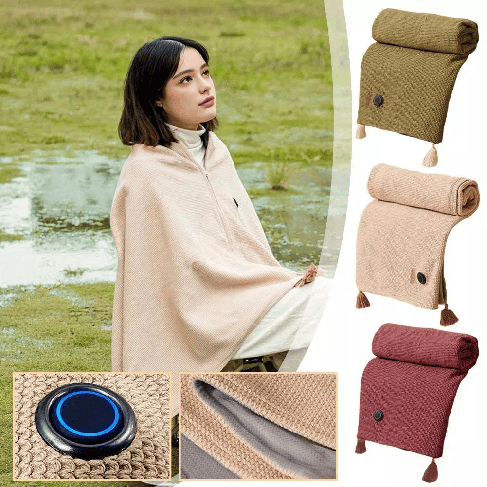 ThermaCloud Max – La cape chauffante nomade effet nuage