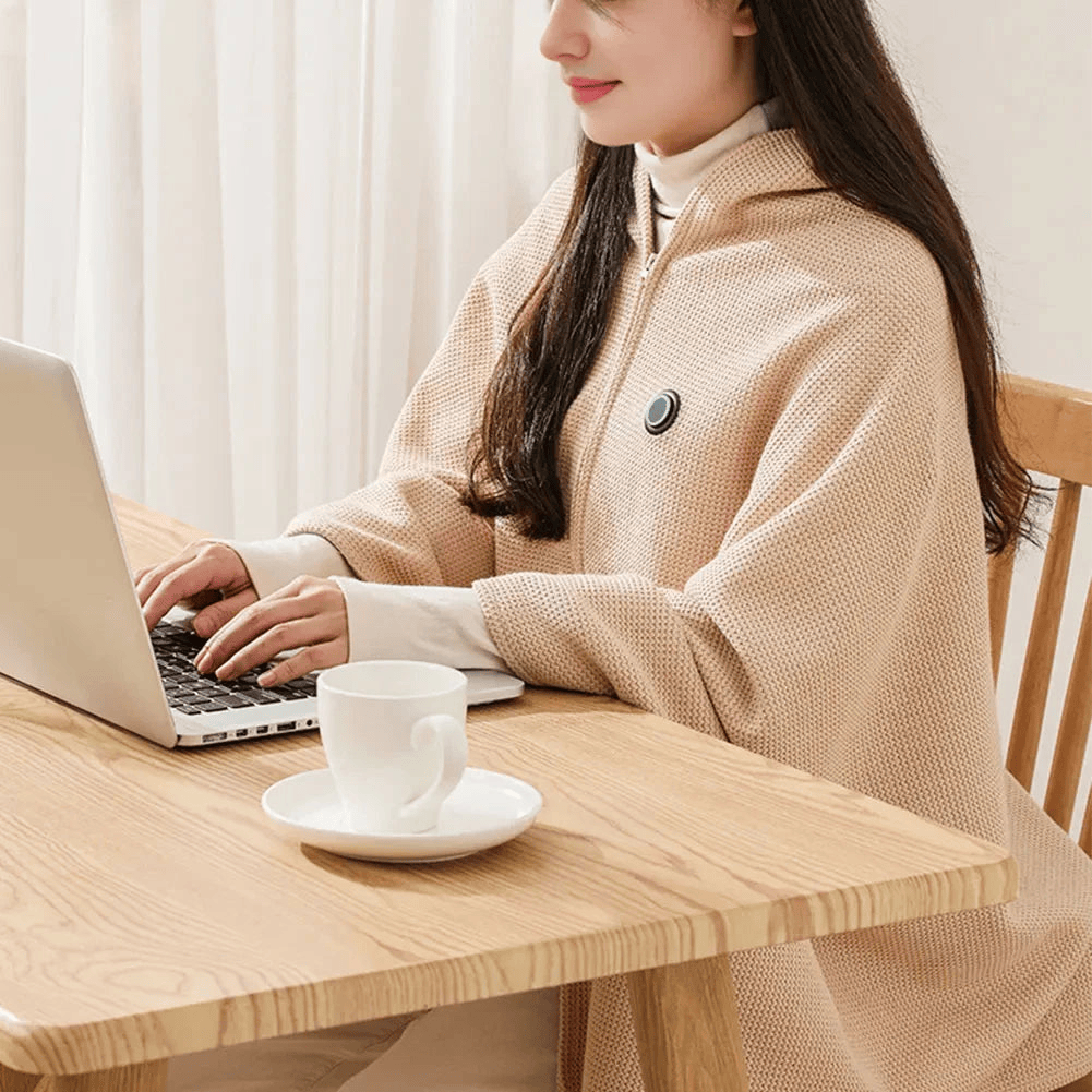 ThermaCloud Max – La cape chauffante nomade effet nuage