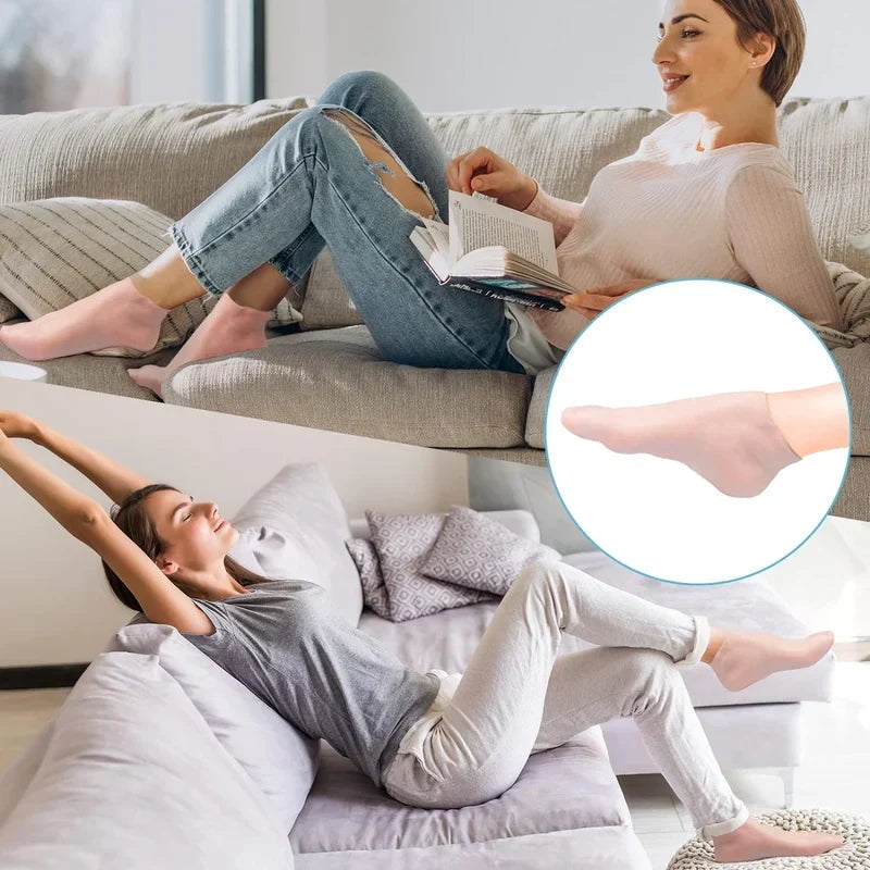 EasyGlowEasyGlow – Utilisation simple avec votre crème pour des pieds magnifiquement doux