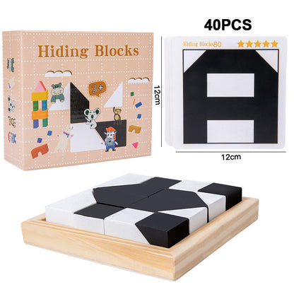 CubixMind – Le jeu de blocs cachés en bois pour booster la pensée spatiale