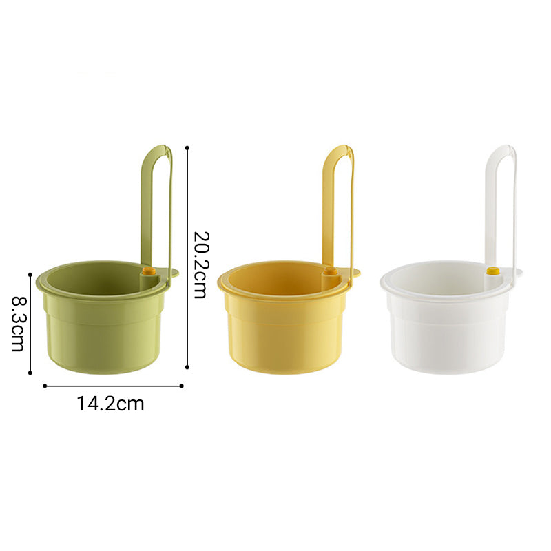 OmniDrain™ – Panier multifonction 2-en-1 : filtration et rangement intégré.