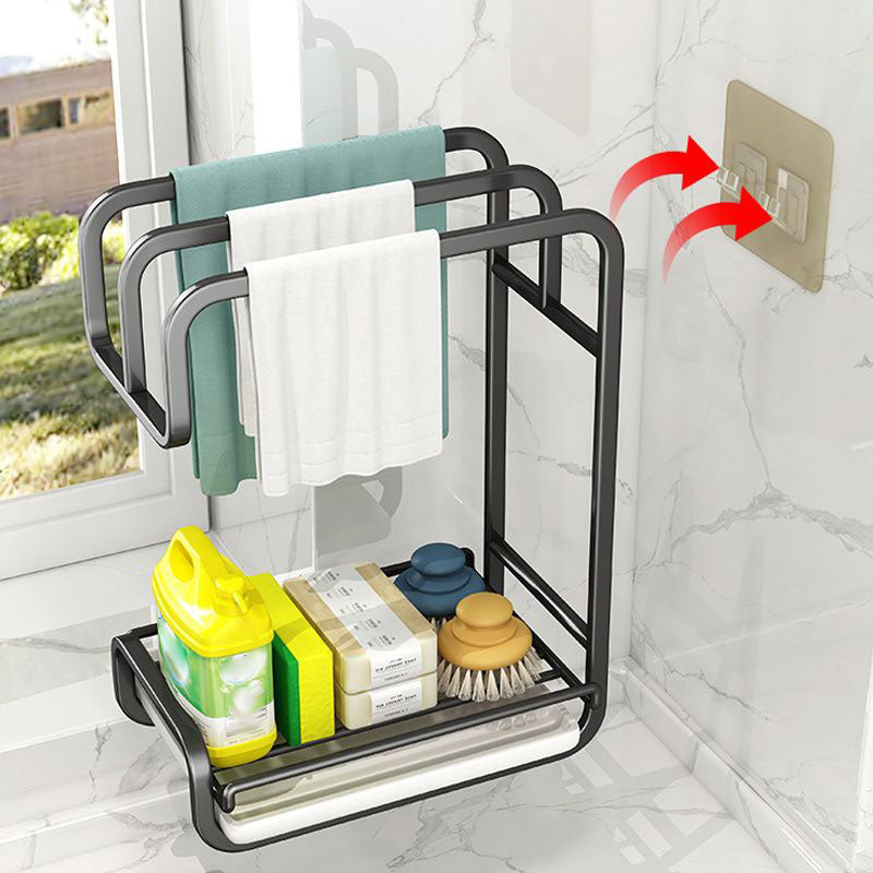 KitchOrganize™ – Support 2-en-1 pour éponges et séchage de chiffons