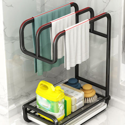 KitchOrganize™ – Support 2-en-1 pour éponges et séchage de chiffons