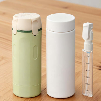 Set de Bouteilles de Voyage 4-en-1 – Solution Compacte & Anti-Fuite – Accessoire Indispensable pour Trousse de Toilette