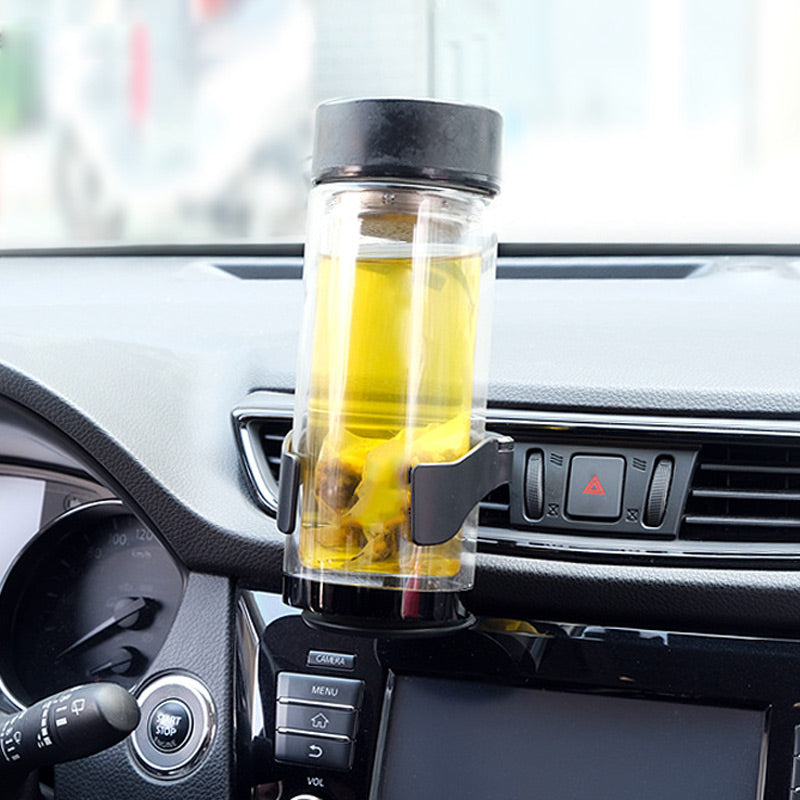 AutoGrip – Le porte-gobelet de voiture ajustable à une seule main