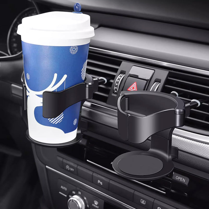 AutoGrip – Le porte-gobelet de voiture ajustable à une seule main