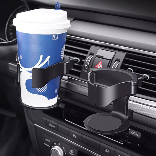 AutoGrip – Le porte-gobelet de voiture ajustable à une seule main