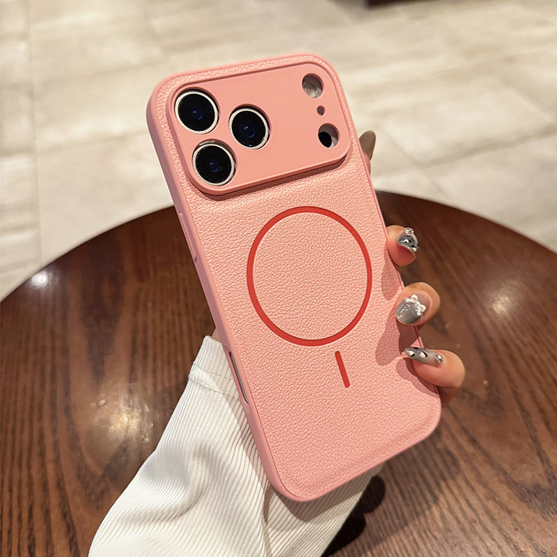 oque Magnétique Anti-Traces pour iPhone (Séries 12 à 17) – Protection Mat Anti-Empreintes & Compatible Charge Sans Fil