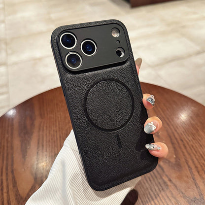 oque Magnétique Anti-Traces pour iPhone (Séries 12 à 17) – Protection Mat Anti-Empreintes & Compatible Charge Sans Fil