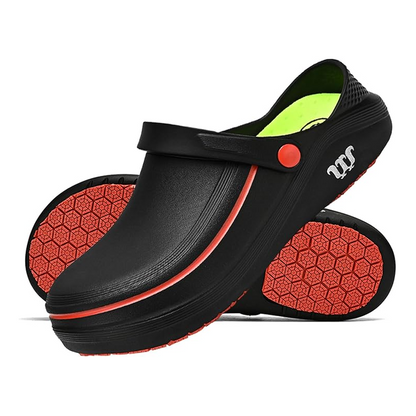 SafeGrip – Semelle extérieure antidérapante de qualité supérieure，Tige imperméable avec revêtement oléofuge