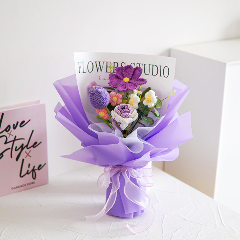 ÉternelleMaille™ – Bouquet fait main à la beauté intemporelle