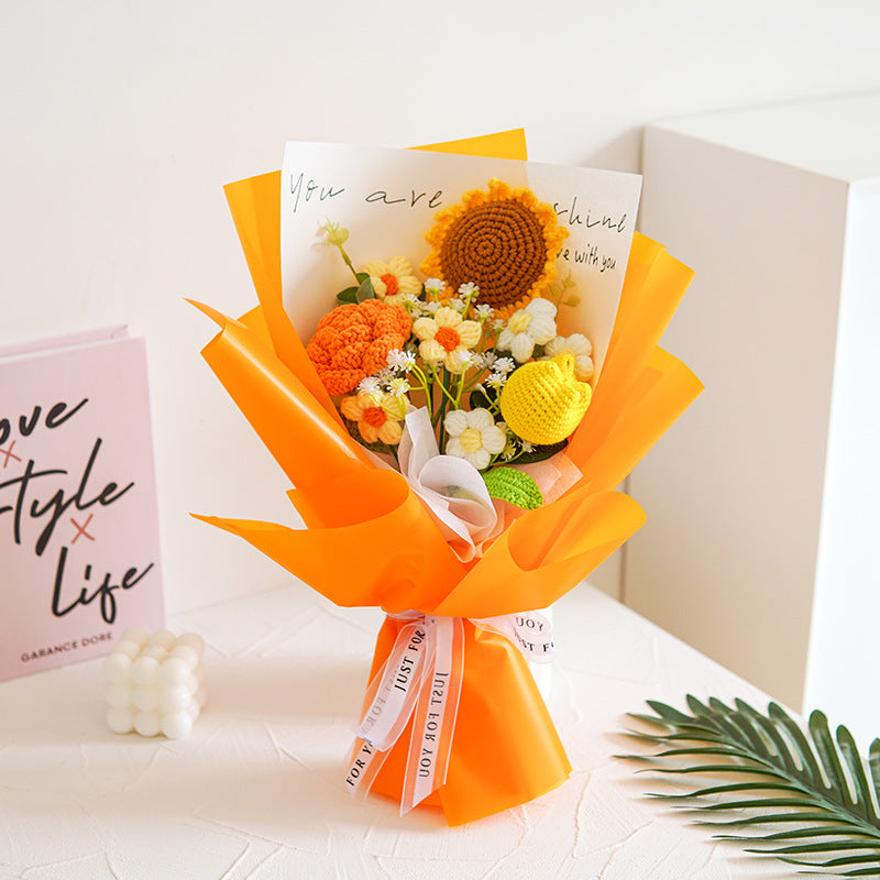 ÉternelleMaille™ – Bouquet fait main à la beauté intemporelle