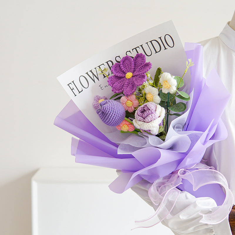 ÉternelleMaille™ – Bouquet fait main à la beauté intemporelle