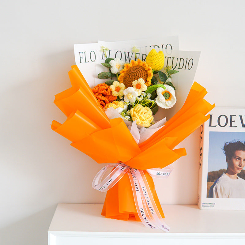 ÉternelleMaille™ – Bouquet fait main à la beauté intemporelle