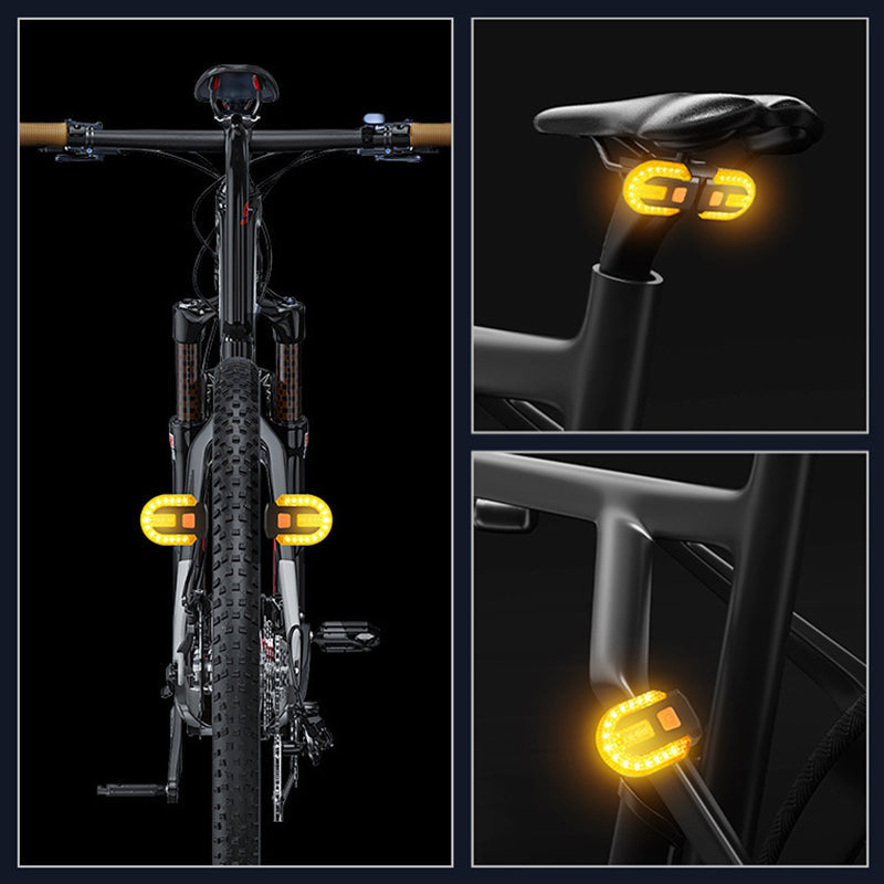 SafeTurn Pro – Le feu arrière de vélo sans fil avec clignotants intégrés