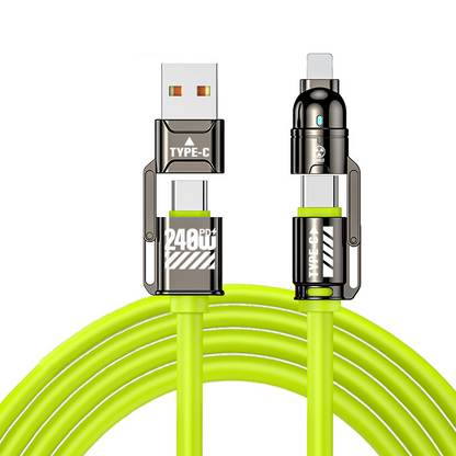 QuadCharge – Le câble intelligent 4-en-1 à puce E-Marker