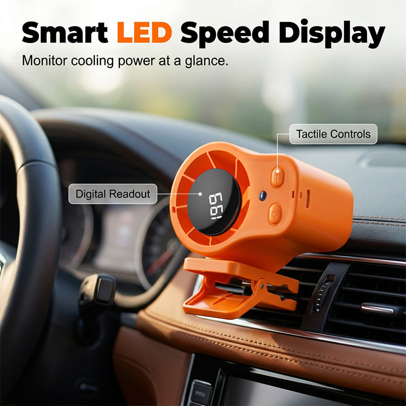 AeroDrive – Le ventilateur hybride 199 vitesses pour voiture et bureau