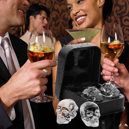 FrostySkull 3D – Le bac à glaçons tête de mort pour sublimer vos cocktails et whiskies