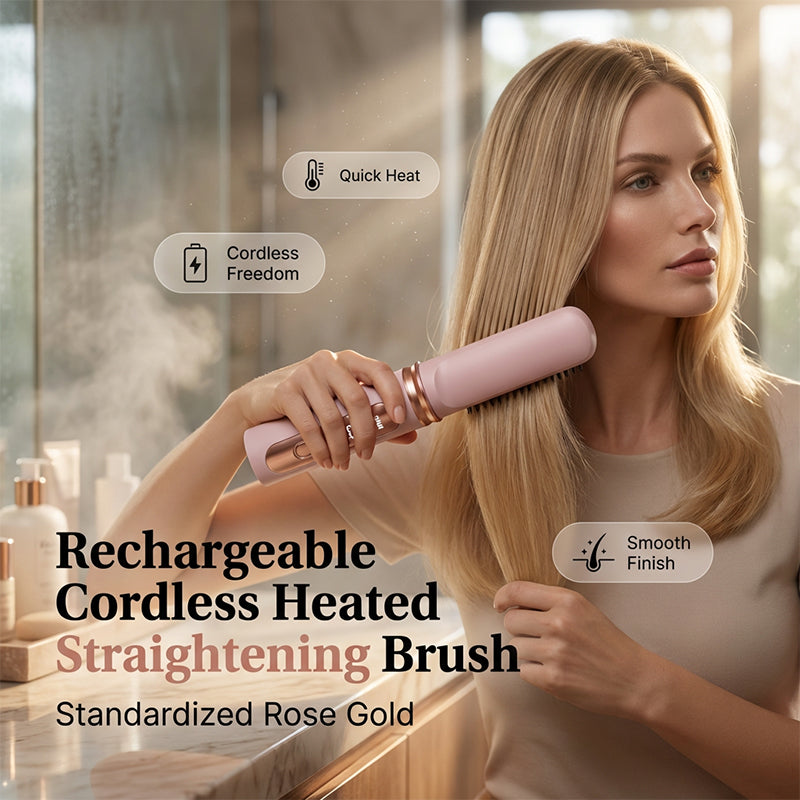 LissGo – La brosse lissante sans fil pour un coiffage nomade et professionnel en toute liberté