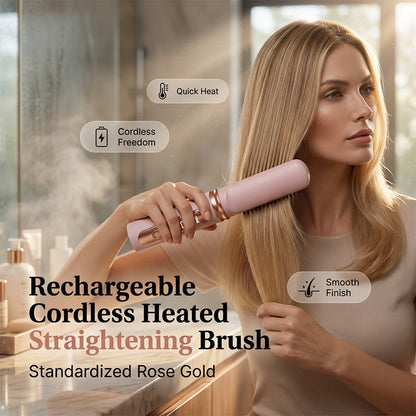 LissGo – La brosse lissante sans fil pour un coiffage nomade et professionnel en toute liberté