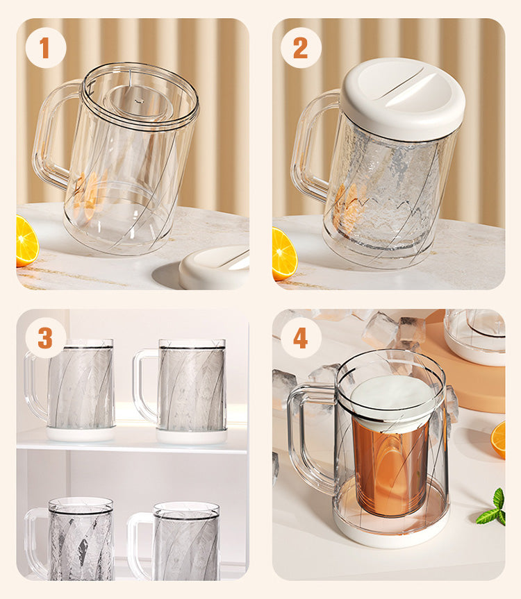 ErgoMug – La poignée ergonomique et polyvalente pour savourer confortablement toutes vos boissons fraîches