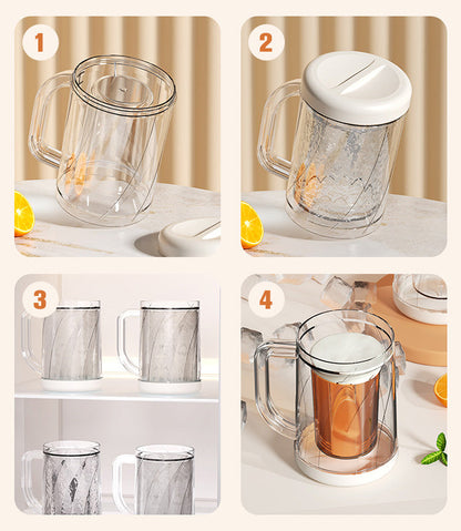 ErgoMug – La poignée ergonomique et polyvalente pour savourer confortablement toutes vos boissons fraîches