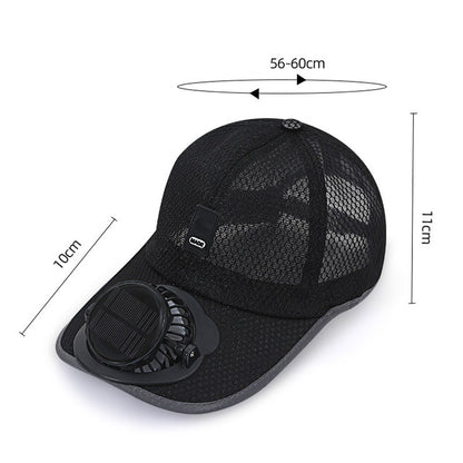 SolarBreeze – Le chapeau ventilateur solaire avec protection UPF50+