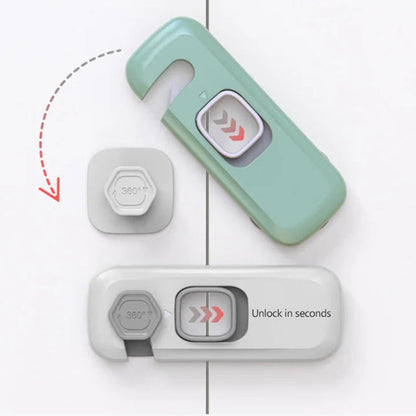 BabyLock 360 – Le bloque-porte discret pour placards et frigos