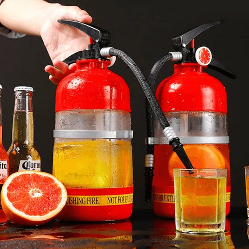 ExtinguiServe – Le distributeur de boissons original en forme d'extincteur