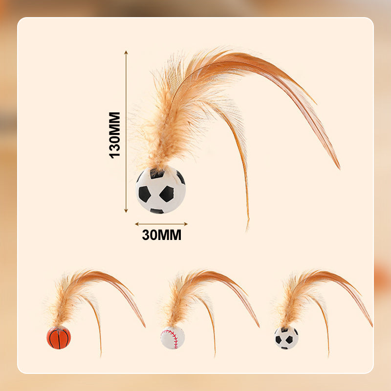 ChatBulle Kinetic – La balle à plume qui réveille l'instinct de chasse
