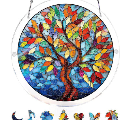 CrystalBird Pro – Un puzzle attrape-soleil coloré en acrylique pour illuminer votre intérieur
