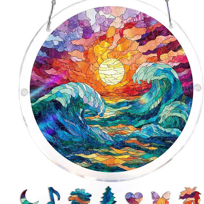 CrystalBird Pro – Un puzzle attrape-soleil coloré en acrylique pour illuminer votre intérieur