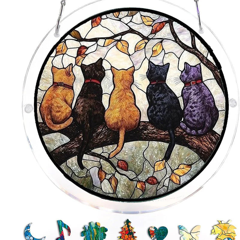 CrystalBird Pro – Un puzzle attrape-soleil coloré en acrylique pour illuminer votre intérieur