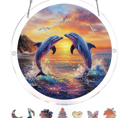 CrystalBird Pro – Un puzzle attrape-soleil coloré en acrylique pour illuminer votre intérieur