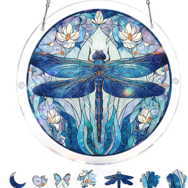 CrystalBird Pro – Un puzzle attrape-soleil coloré en acrylique pour illuminer votre intérieur