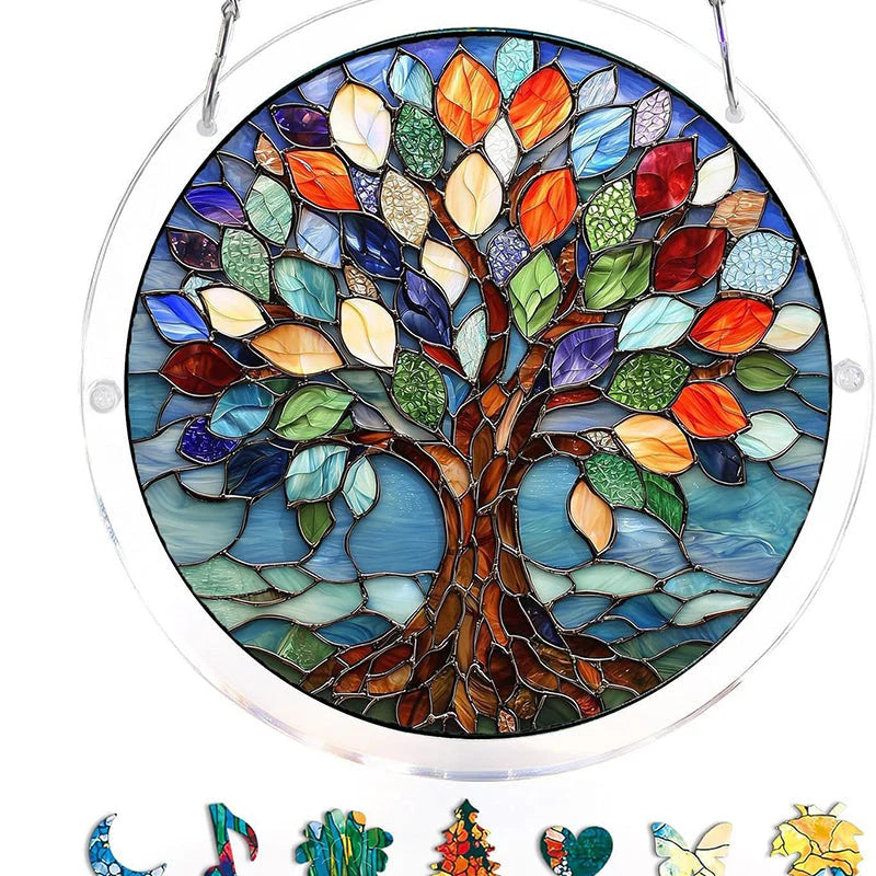 CrystalBird Pro – Un puzzle attrape-soleil coloré en acrylique pour illuminer votre intérieur