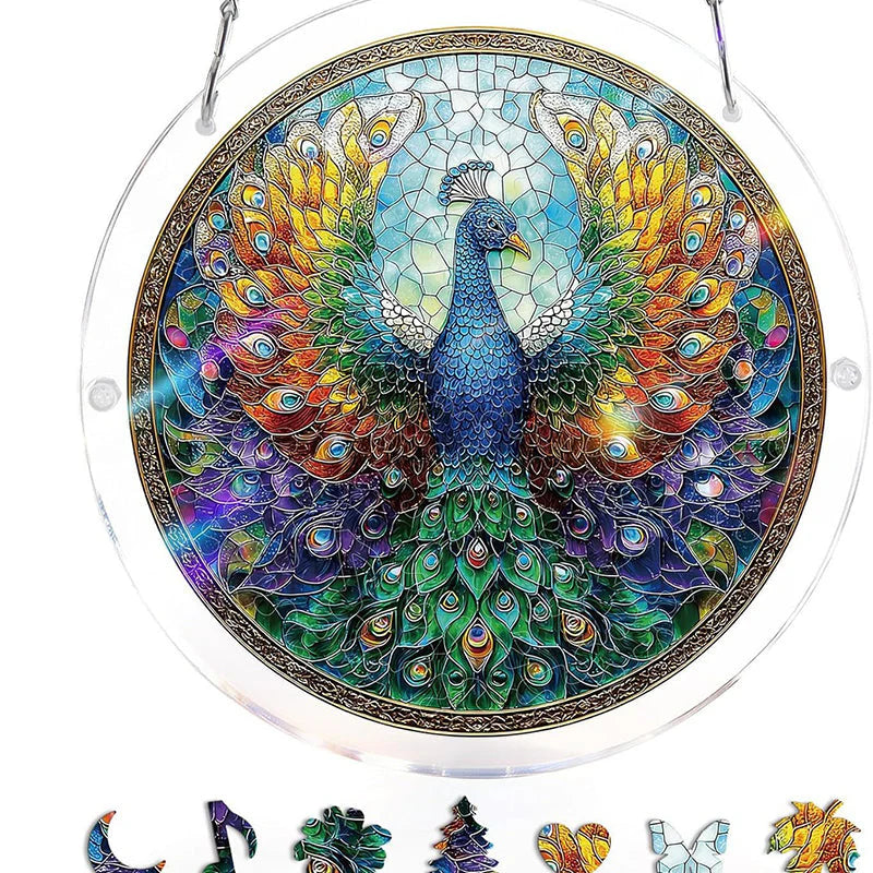 CrystalBird Pro – Un puzzle attrape-soleil coloré en acrylique pour illuminer votre intérieur