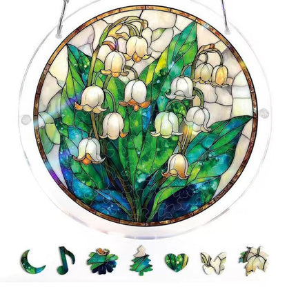 CrystalBird Pro – Un puzzle attrape-soleil coloré en acrylique pour illuminer votre intérieur