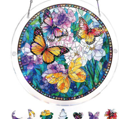 CrystalBird Pro – Un puzzle attrape-soleil coloré en acrylique pour illuminer votre intérieur
