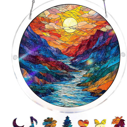 CrystalBird Pro – Un puzzle attrape-soleil coloré en acrylique pour illuminer votre intérieur