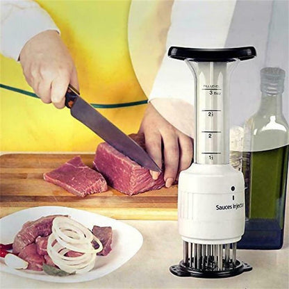 FlavorInject Pro – L'attendrisseur et injecteur de marinade pour des viandes tendres et savoureuses