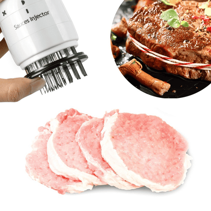 FlavorInject Pro – L'attendrisseur et injecteur de marinade pour des viandes tendres et savoureuses