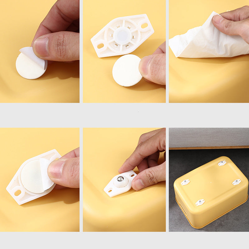 GlideRoll 360 – Les mini-roulettes adhésives pour tout déplacer sans effort