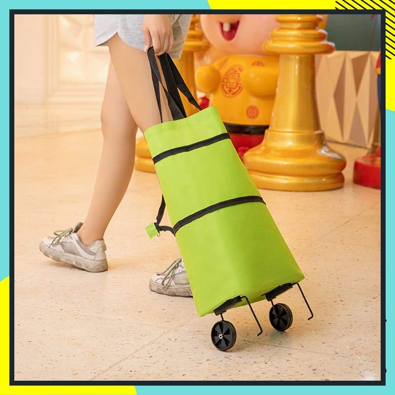 CabaFold – Sac de rangement pliable 2 en 1, capacité de 23 litres，Se transforme en trolley léger