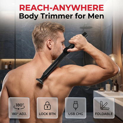 FlexiTrim – Manche extensible pour un rasage corporel accessible partout