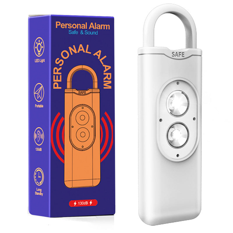SonicSafe – Alarme personnelle ultra-puissante de 130 dB，Flash stroboscopique aveuglant anti-agression